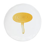 "Astier de Villatte Agaric Caustique Plate with organic, textured design, perfect for small dishes or decorative display."