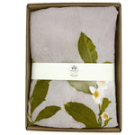 Table Linen Camelia: Beige/ Green Branches